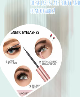 Clear magnetic eyeliner for lashes