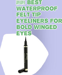 Felt tip eyeliner pen