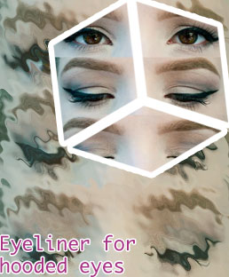 Hooded eye makeup
