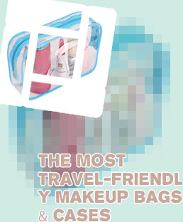 Washable makeup bag